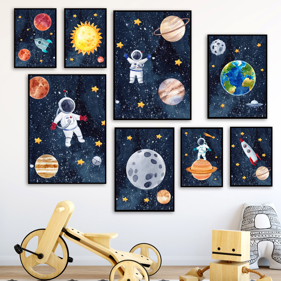 Cosmic Explorer Canvas Series